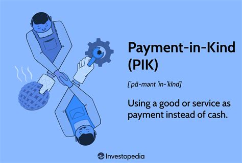 haw are in kind payments similar to in cash payments